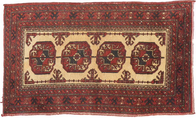 Antique Bokhara Small Wool Rug