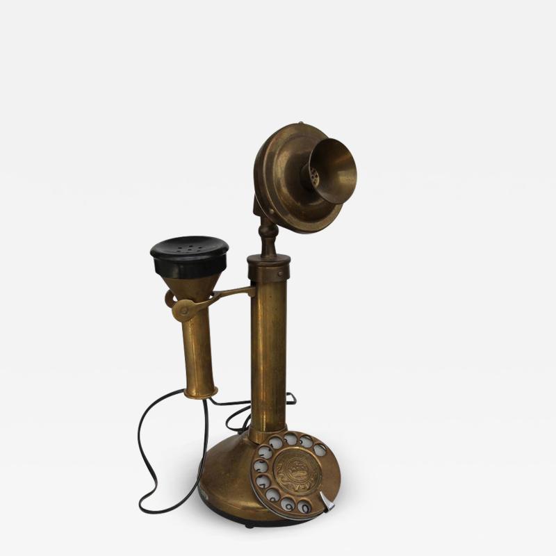 Antique Brass Telephone