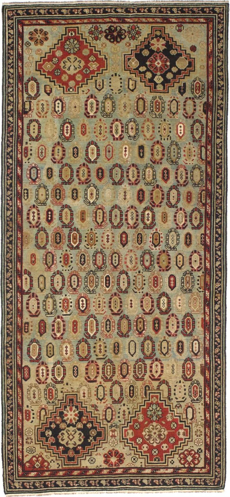 Antique Caucasian Shirvan Long Rug 43 x 9 x 5 