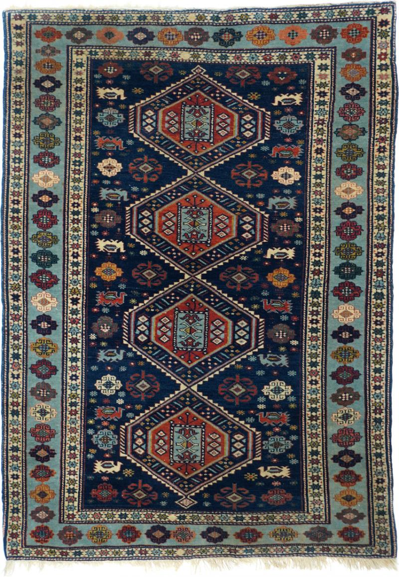 Antique Caucasian Shirvan Rug 33 x 45 