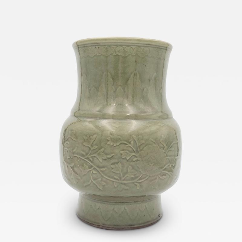 Antique Chinese Celadon Vase 19th century or earlier