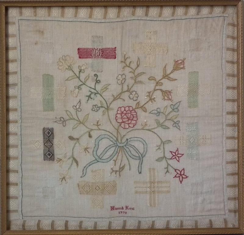 Antique Darning Sampler 1779 by Hannah Kent