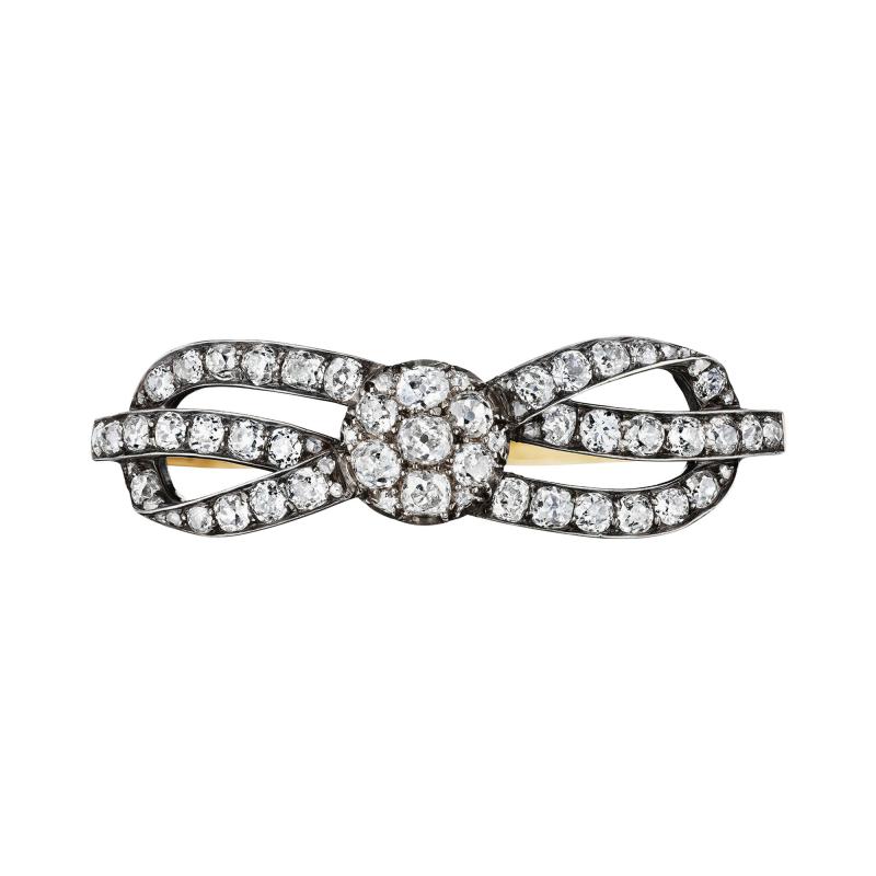 Antique Diamond Bangle Bracelet