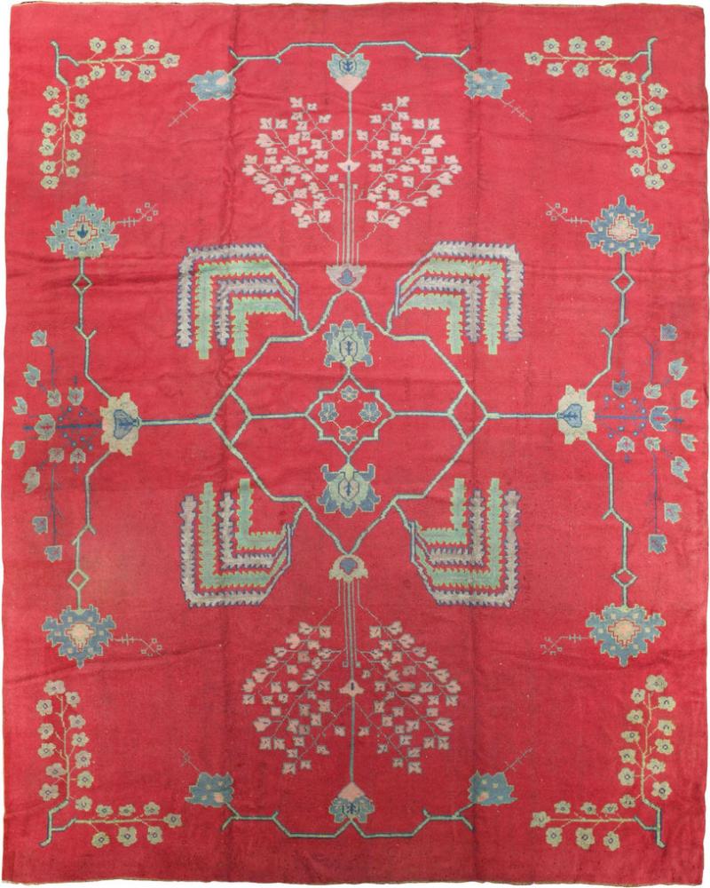 Antique Donegal Rug 11 9 x 15 0 