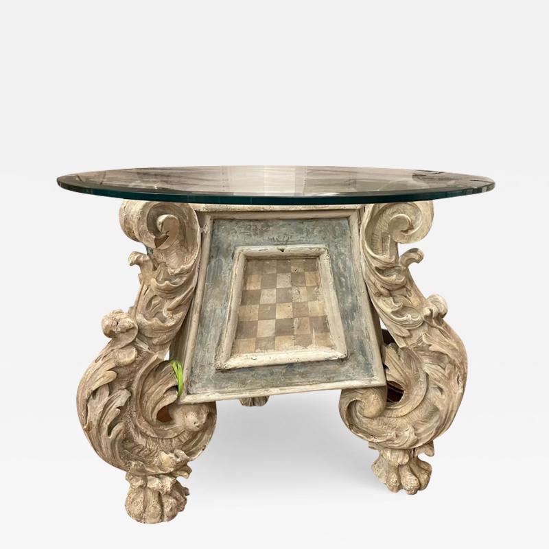 Antique Early 18th C Louis XIV Style Triangular Side Table