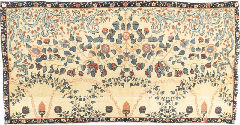 Antique Farahan Rug 2 8 x 5 2 