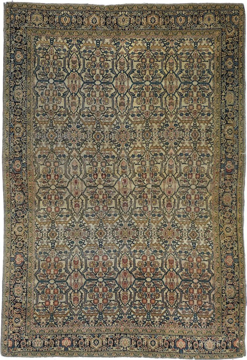 Antique Farahan Sarouk Rug 43 x 67