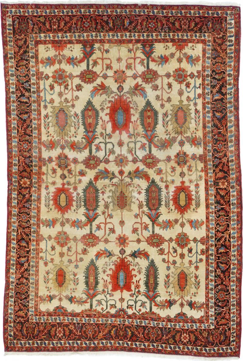 Antique Farahan Sarouk Rug 44 x 66
