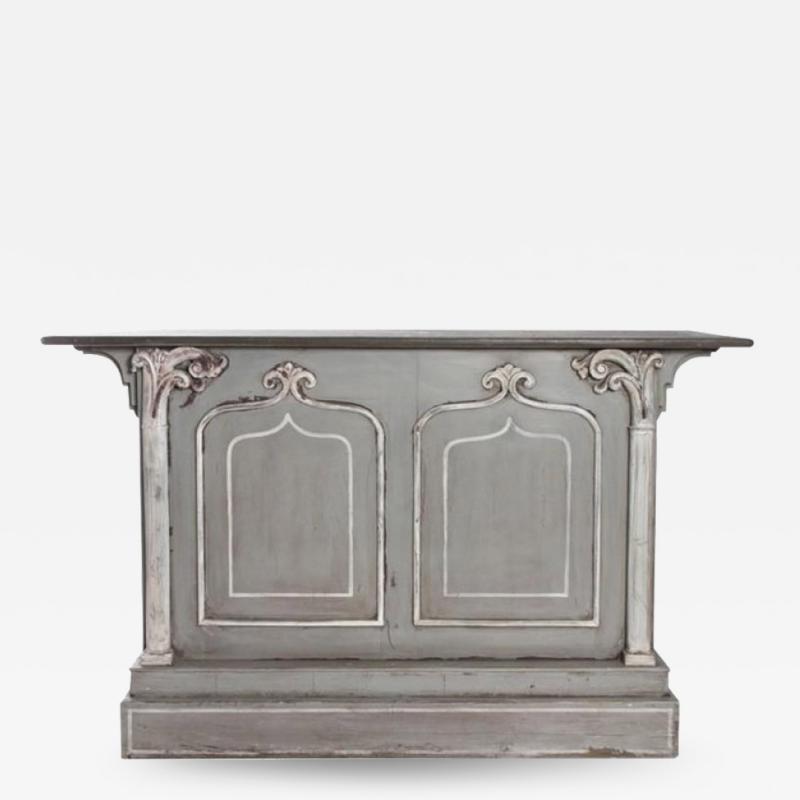 Antique French Carved Dry Bar