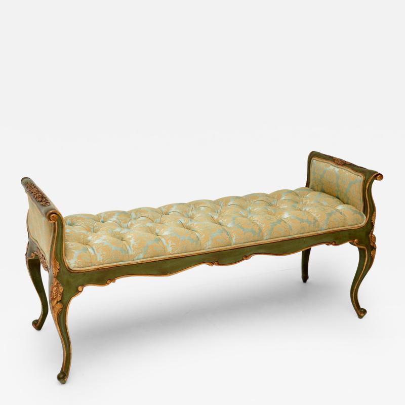 Antique French Gilt Wood Bench