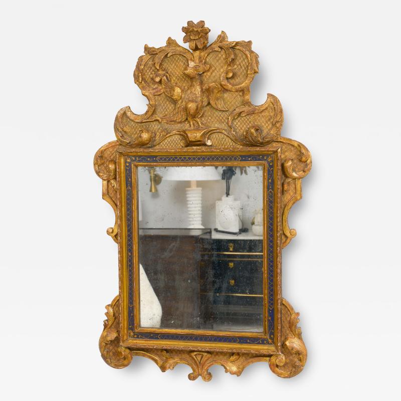 Antique French Regence Style Gilt Mirror