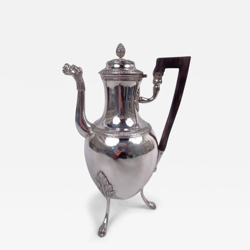 Antique French Restauration Classical Silver Coffeepot