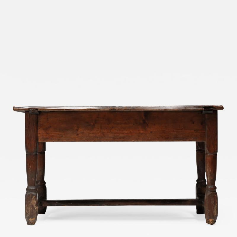 Antique French Side Table with Glowing Patina Early 1900s