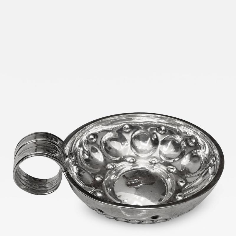 Antique French Silver Wine Taster Tastevin C 1845 Eugene Ferdinand Rion