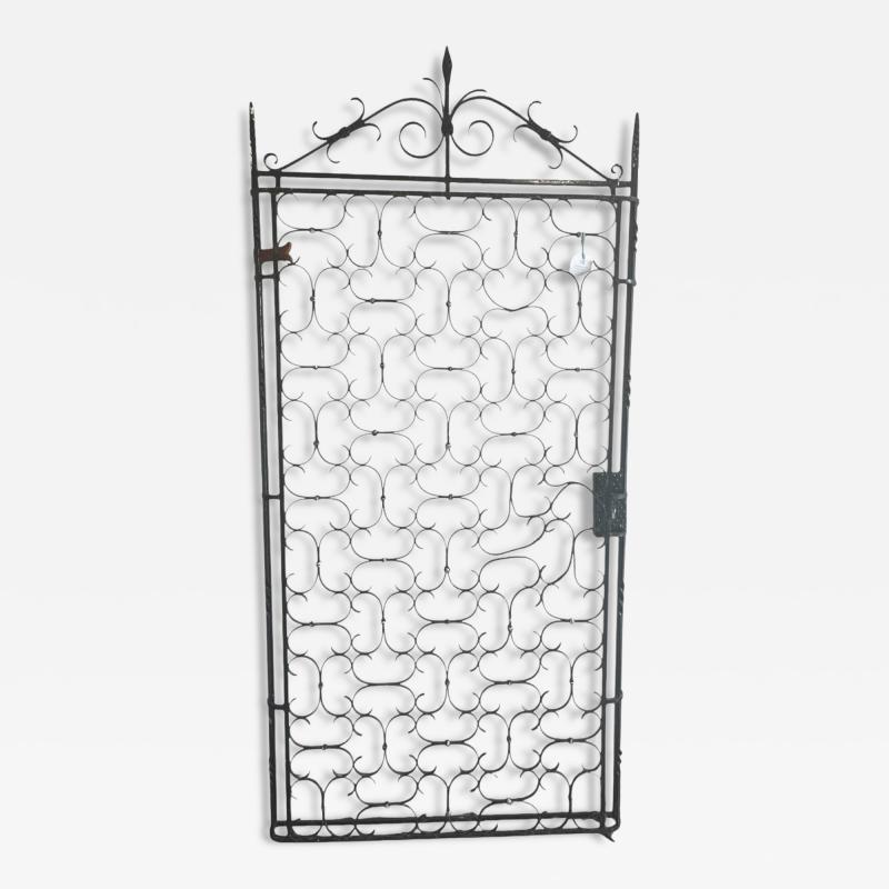 Antique French Wrought Iron Entry Gate