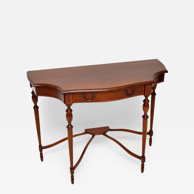 Antique Georgian Style Inlaid Console Table