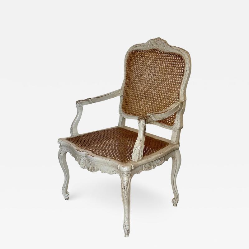 Antique Gustavian Style Louis XV Arm Chair