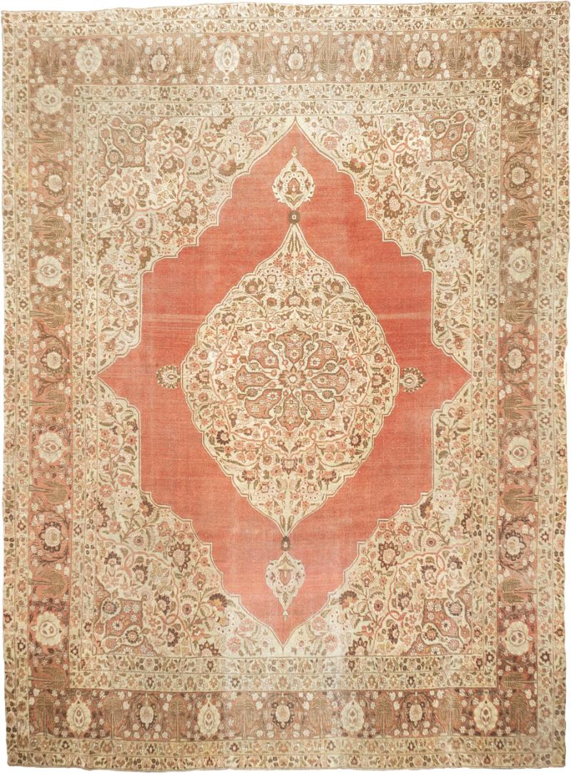 Antique Haji Jalili Tabriz Rug 9 4 x 12 5 