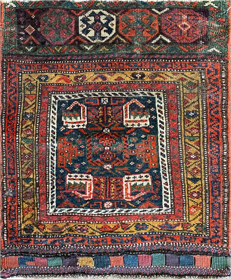 Antique Handmade Kurdish Rug Bag