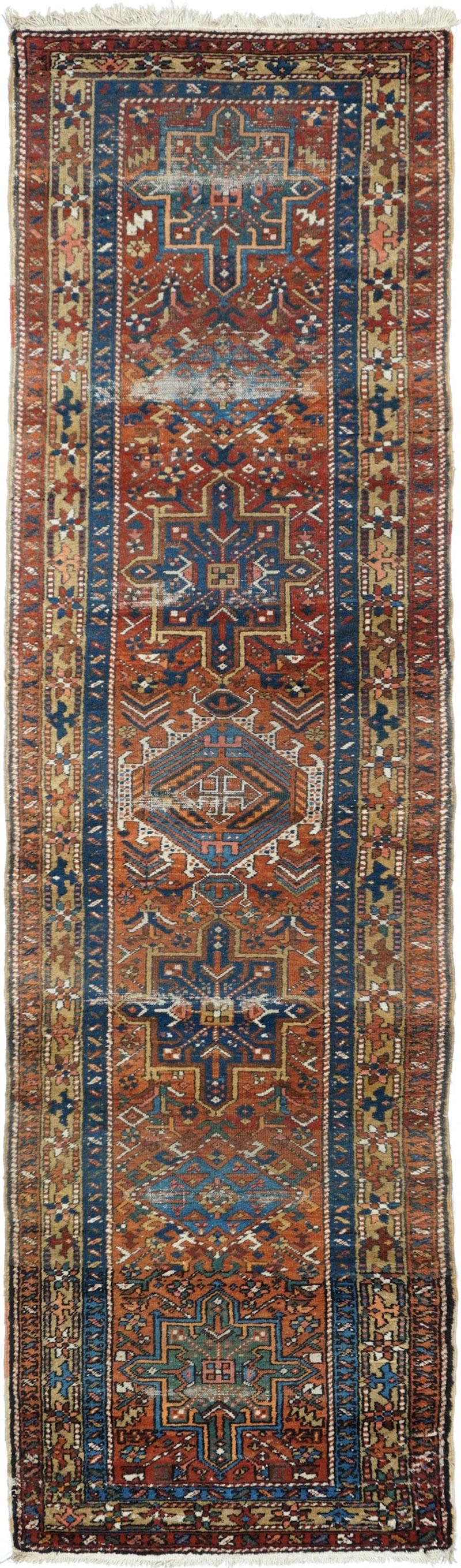 Antique Heriz Rug 2 9 x 11 0 