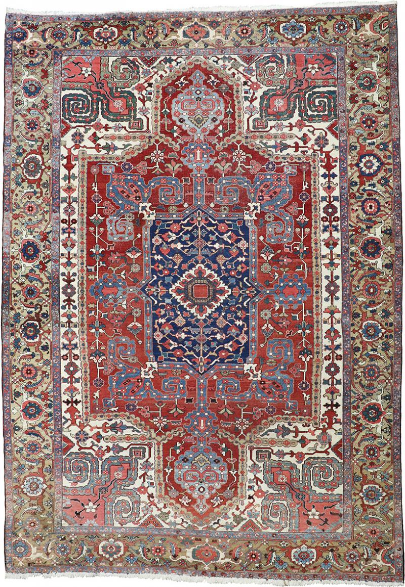 Antique Heriz Serapi Carpet DK 114 97 