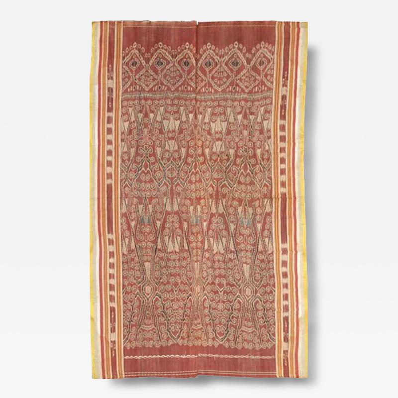 Antique Ikat Pua from Borneo Indonesia