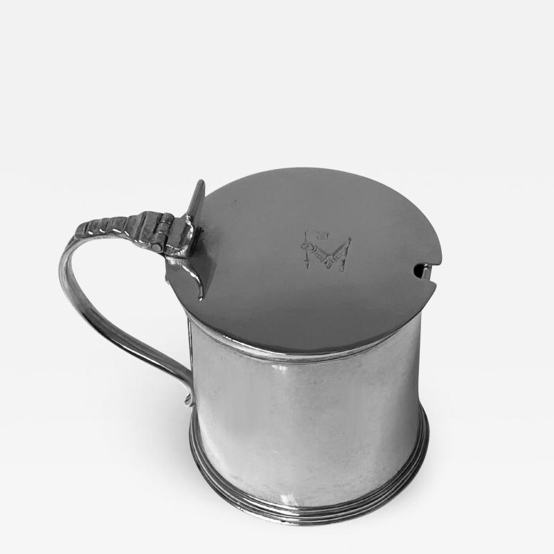 Antique Irish Georgian Silver Mustard Pot Dublin 1824 William Nolan