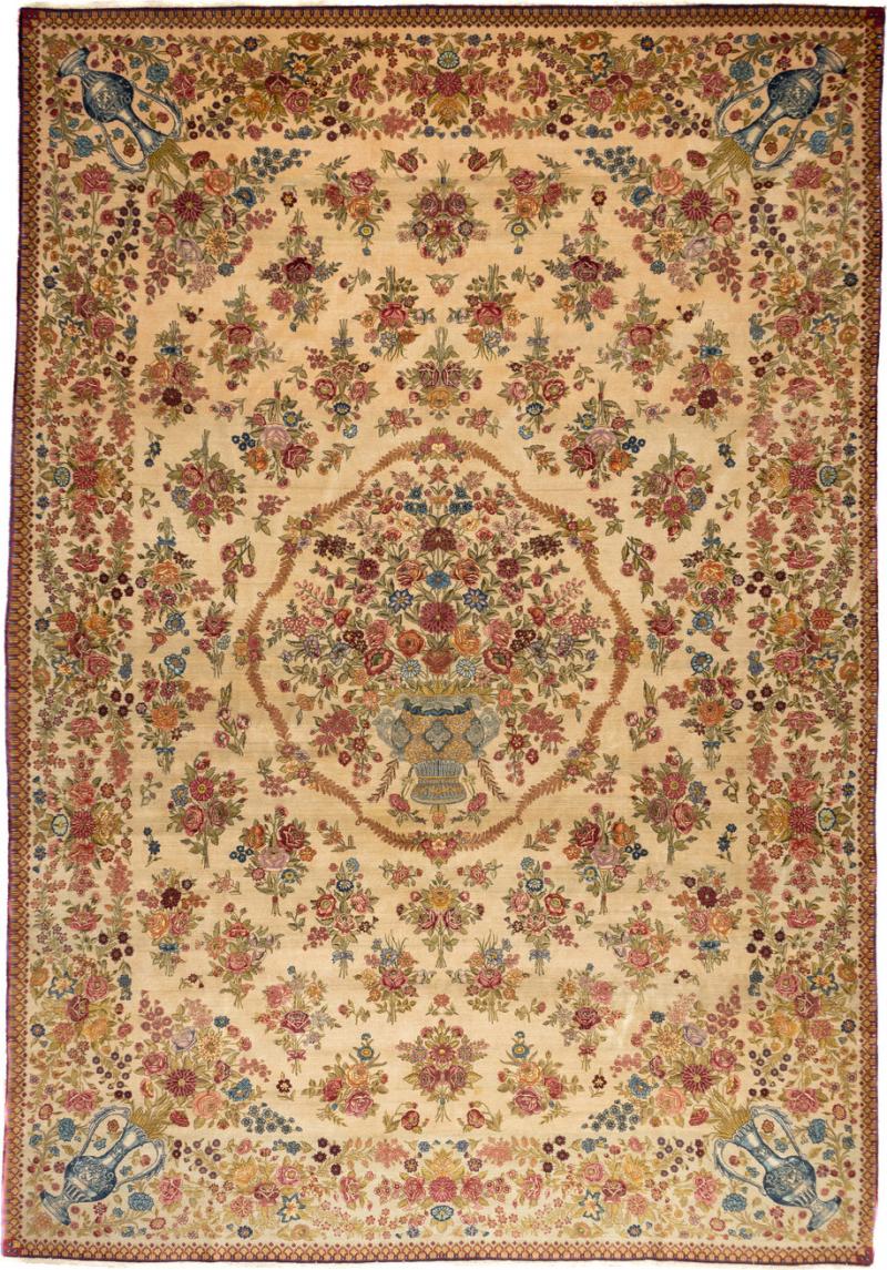 Antique Isfahan Rug 7 10 x 11 7 
