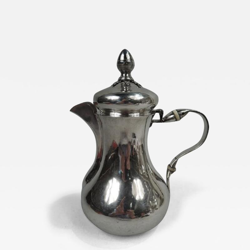 Antique Italian Neoclassical Silver Coffeepot C 1820