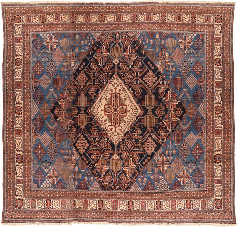 Antique Joshaghan one of pair Rug 15 2 x 15 8 