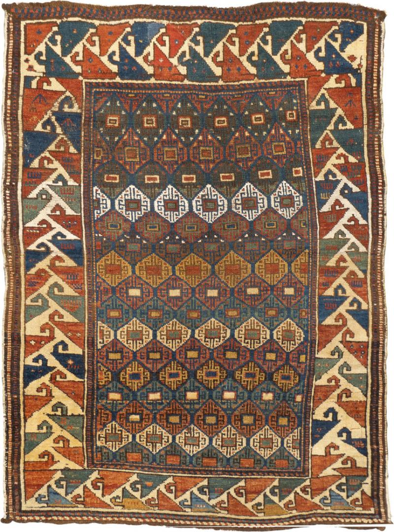 Antique Kazak Rug 31 x 43