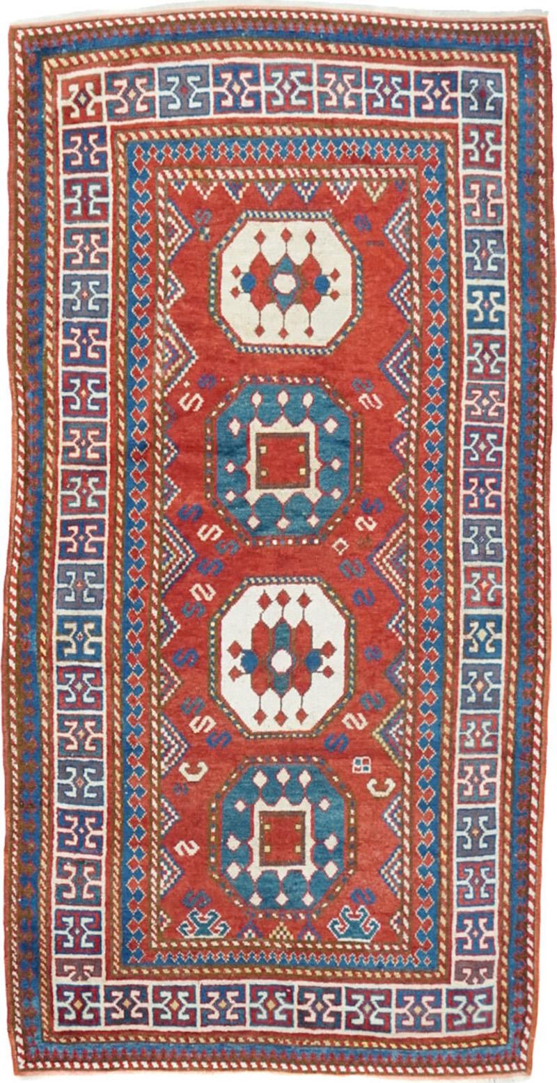 Antique Kazak Rug 310 x 77