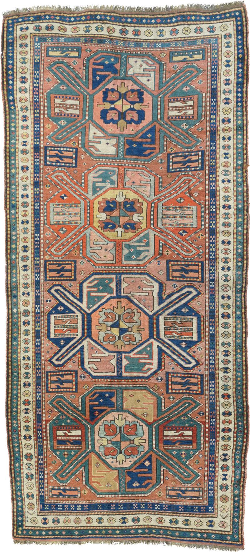 Antique Kazak Rug 311 x 87