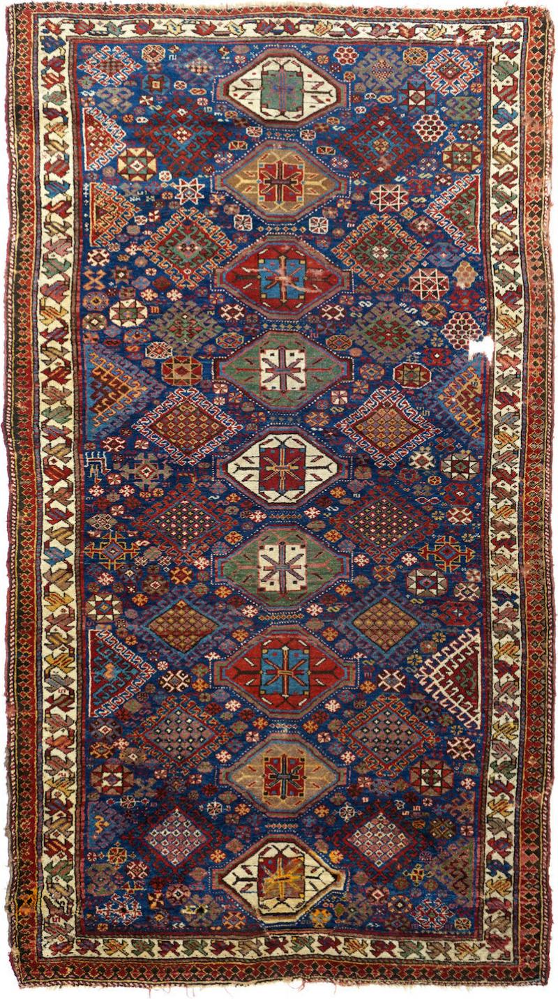 Antique Kazak Rug 53 x 99