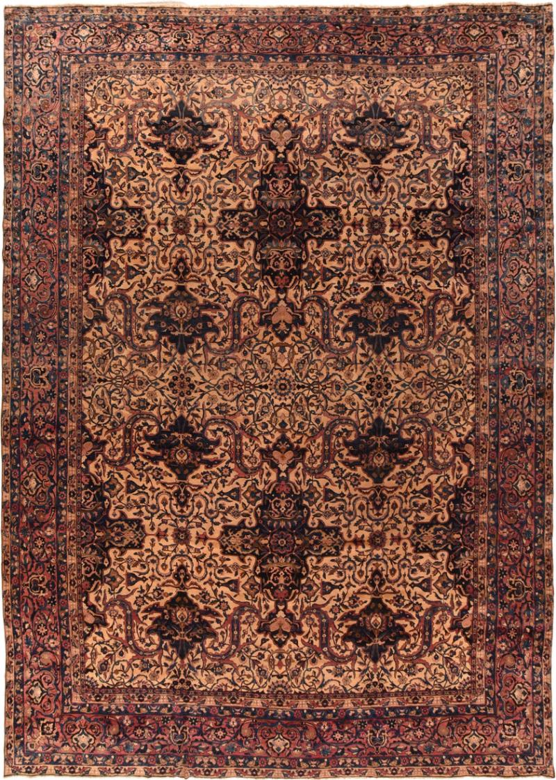 Antique Kerman Rug 11 7 x 16 5 