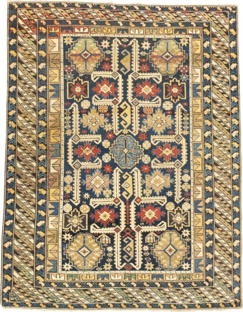 Antique Kuba Rug 3 10 x 5 0 