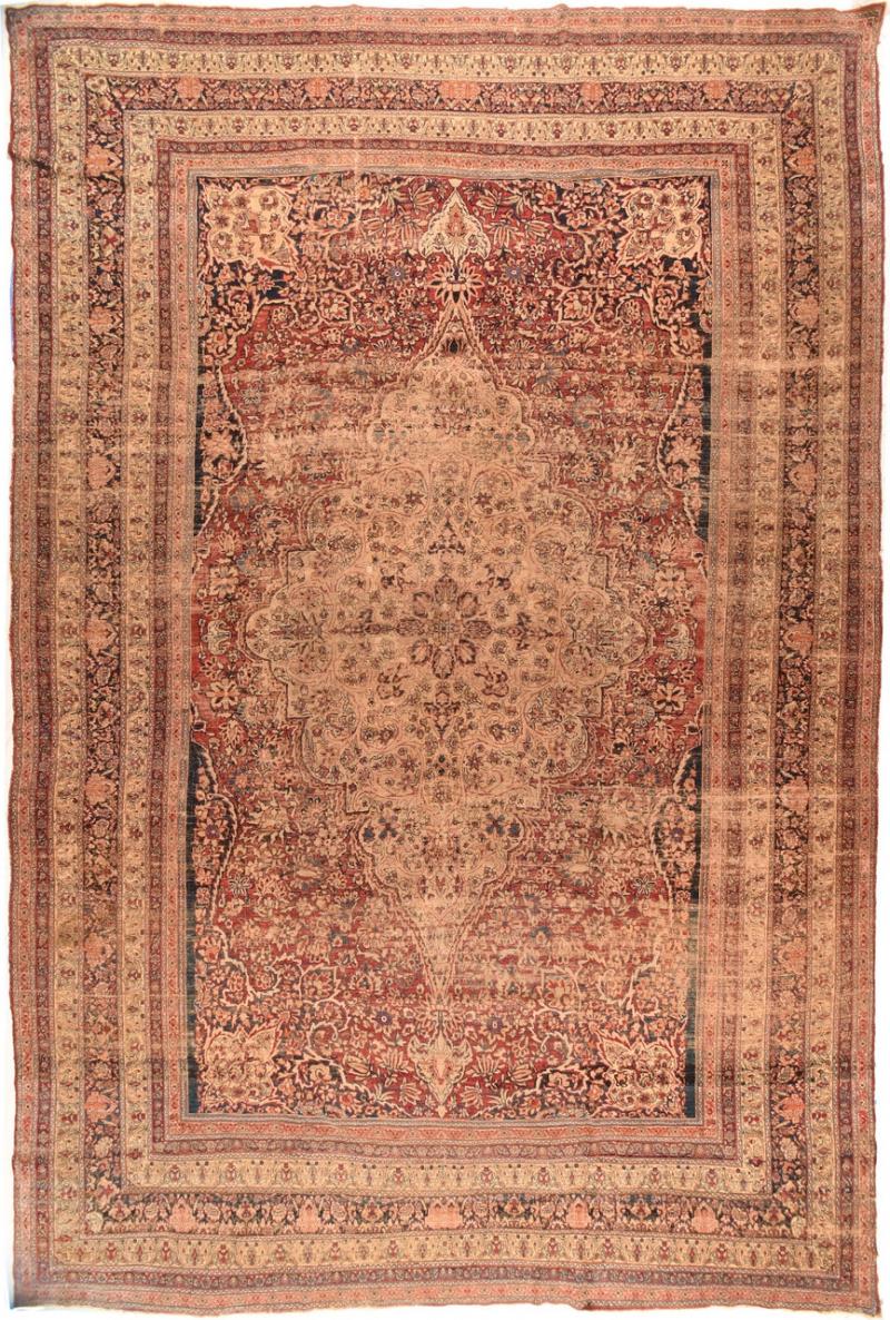 Antique Lavar Kerman Rug 122 x 1911