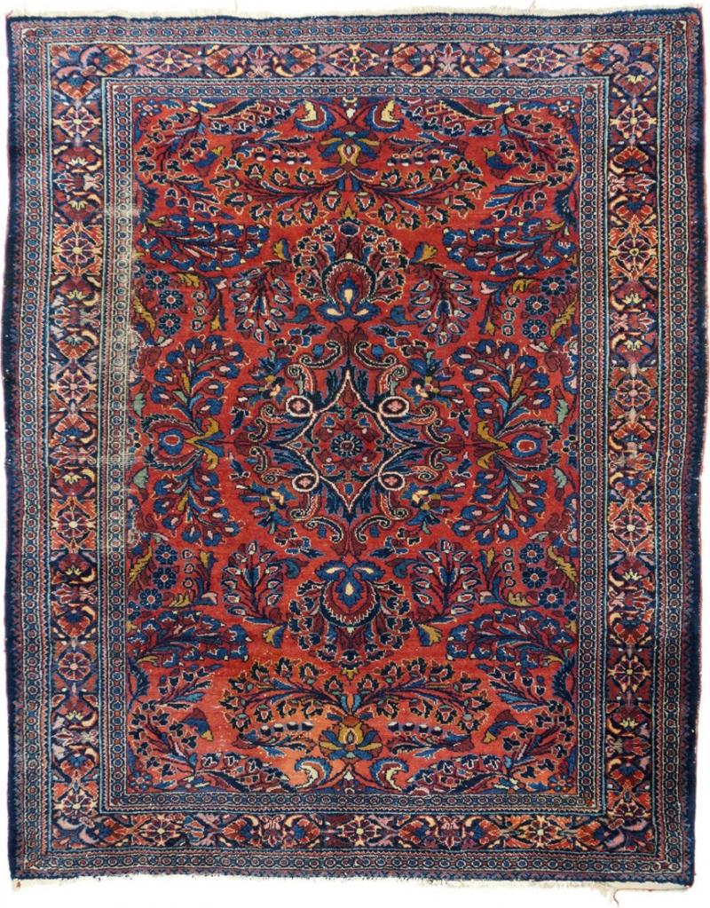 Antique Lillihan Rug 5 3 x 6 6 