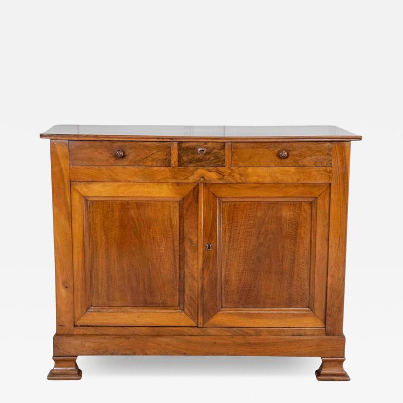 Antique Louis Philippe Sideboard Dresser Cabinet Cupboard Buffet In Walnut 19t