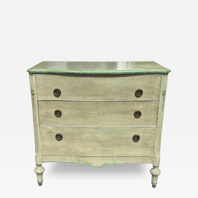 Antique Louis XVI Painted Chest of Drawers Commode