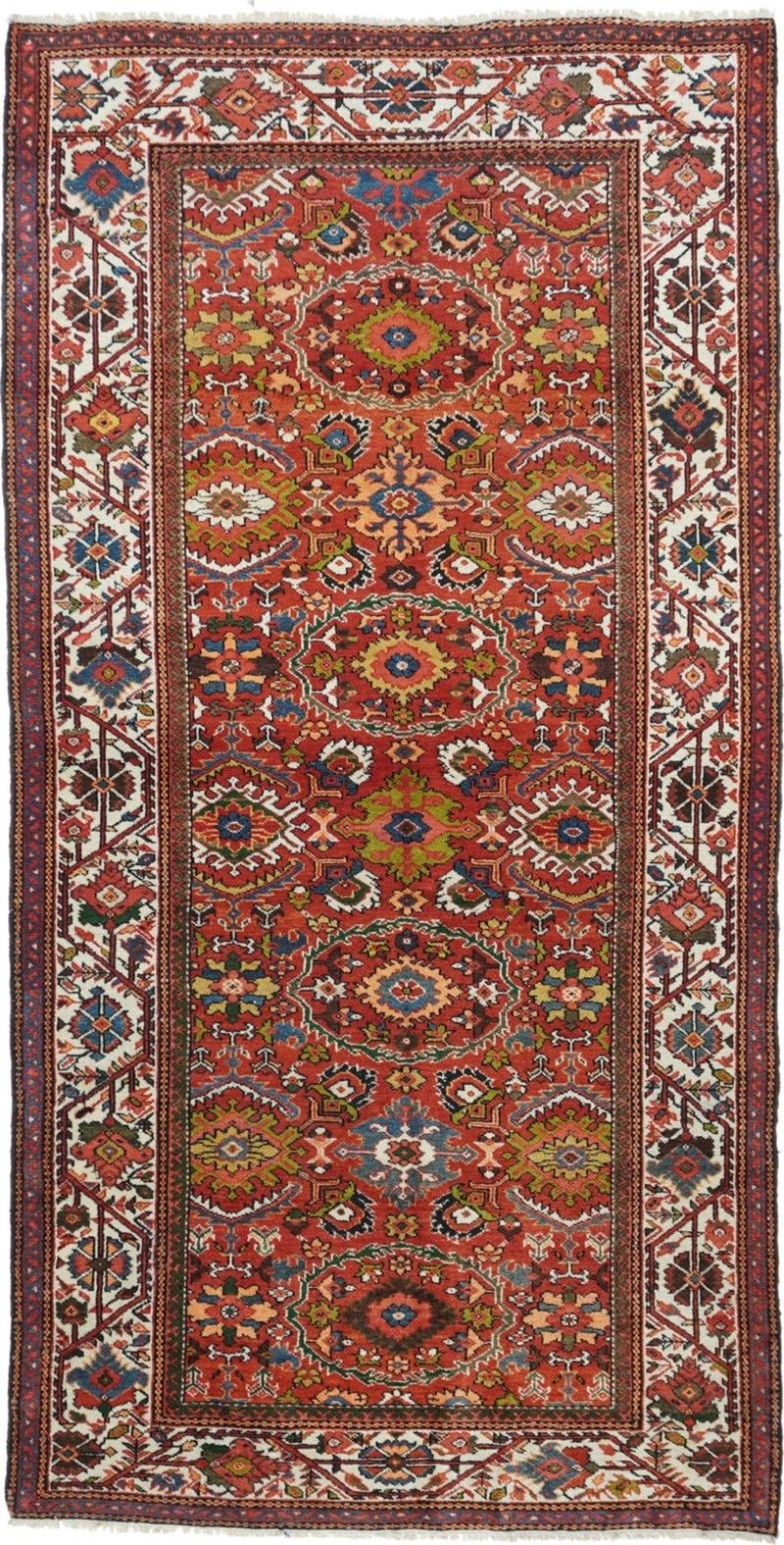 Antique Mahal Rug 4 6 x 8 8 