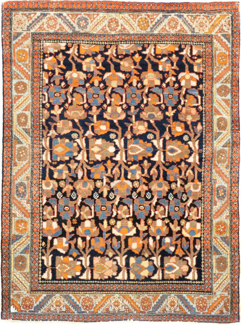 Antique Malayer Rug 3 6 x 4 8 