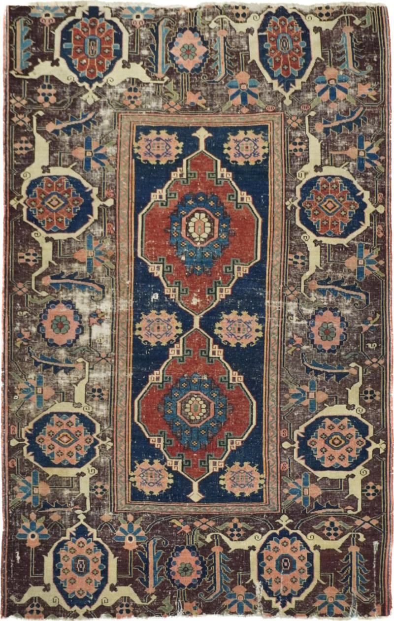 Antique Malayer Rug 4 1 x 6 3 