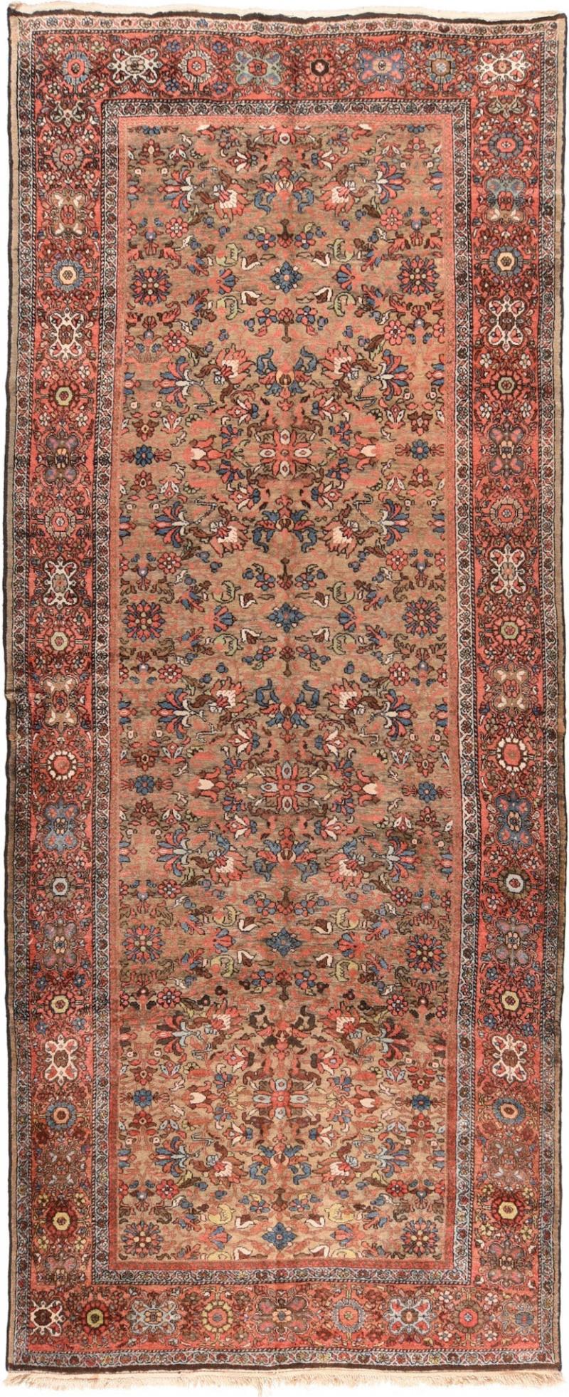 Antique Malayer Rug 5 10 x 13 10 