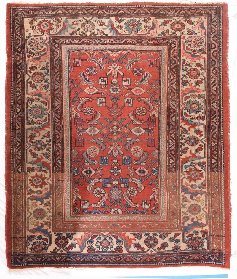 Antique Malayer Rug 5 3 x 6 3 