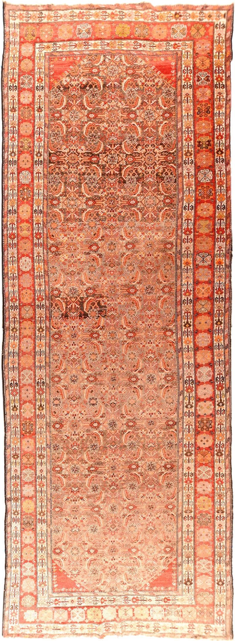 Antique Malayer Rug 6 10 x 19 6 
