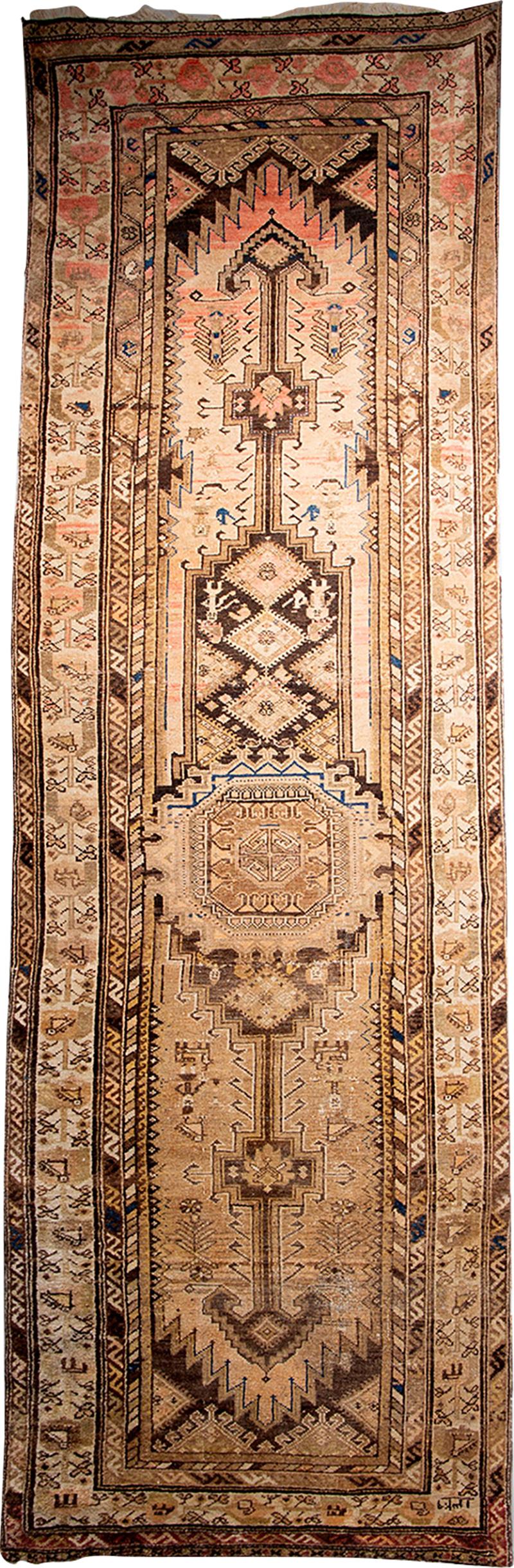 Antique Mazlegan Wool Rug