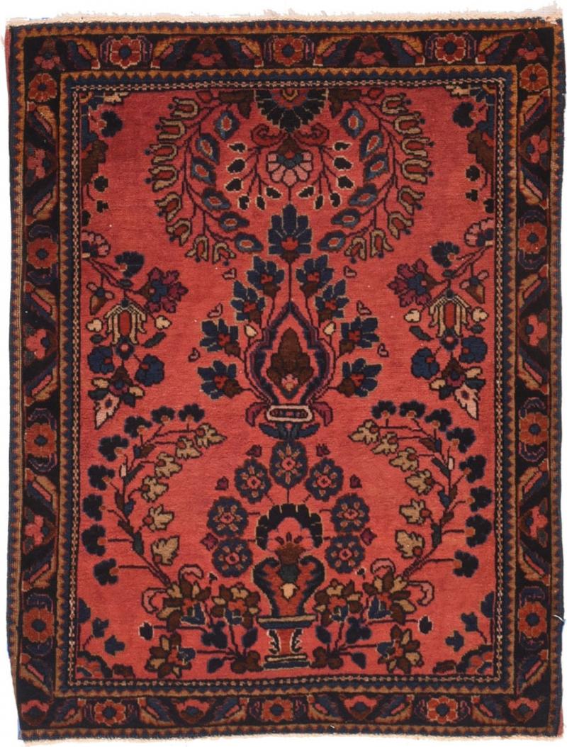 Antique Mohajeran Sarouk Rug 2 x 26