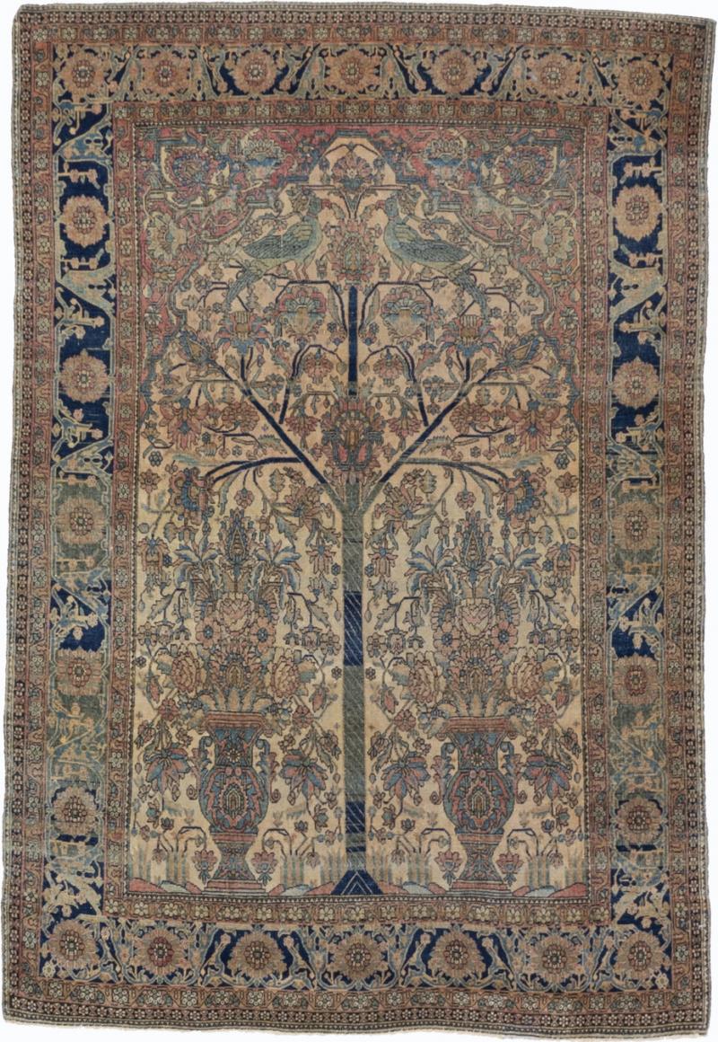 Antique Mohtasham Kashan Rug 311 x 62 