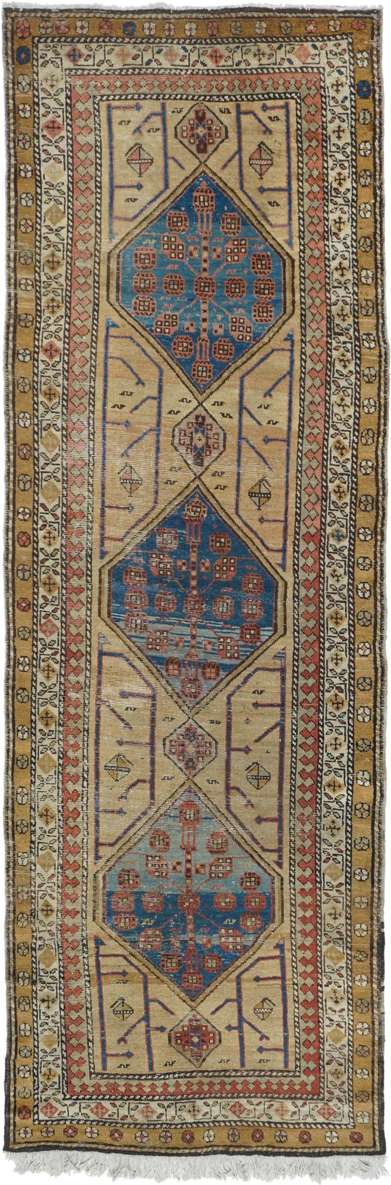 Antique NW Persian Runner 3 1 x 10 2 